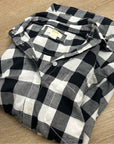 Anthropologie Maeve 100% Cotton Black White Checkered Button Down Shirt