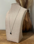 925 Sterling Silver Black Onyx Pendant Necklace