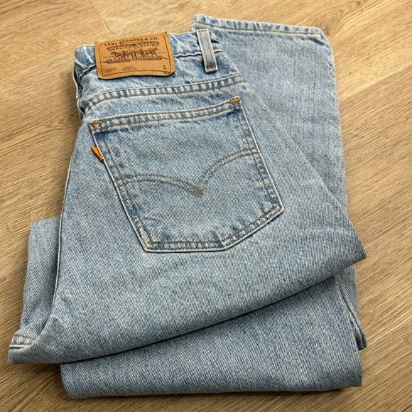 Levi&amp;#39;s Vintage Levi&amp;#39;s Orange Tab 100% Cotton Straight Tapered Leg High Waisted Jean - Cotton, Denim