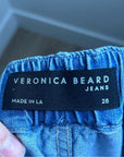 Veronica Beard 100% Cotton Arya Straight High Rise Pull Jean