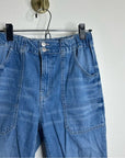 Veronica Beard 100% Cotton Arya Straight High Rise Pull Jean