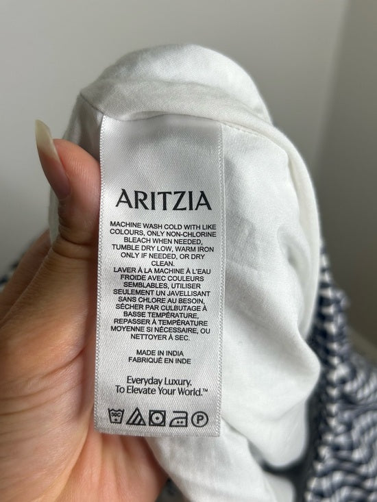Aritzia Sunday Best 100% Cotton Bubble Hem Gingham Mini Skirt