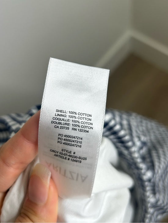 Aritzia Sunday Best 100% Cotton Bubble Hem Gingham Mini Skirt