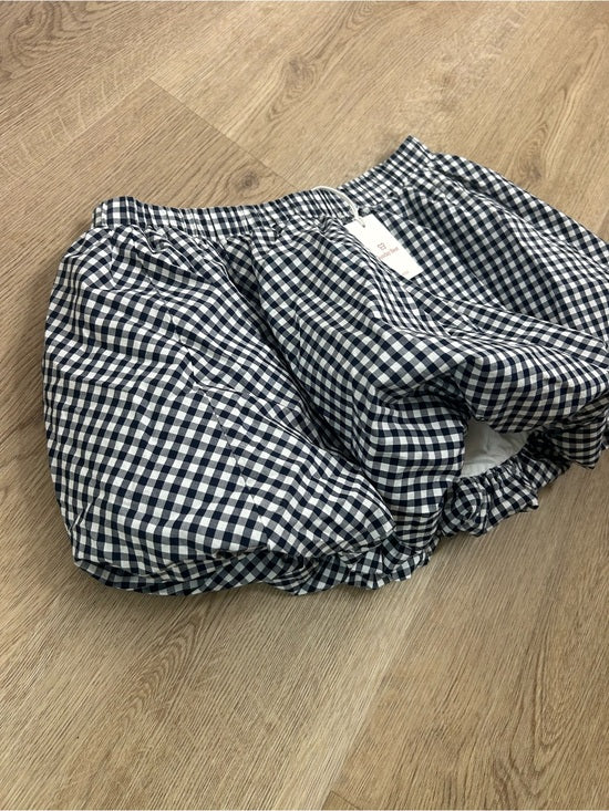 Aritzia Sunday Best 100% Cotton Bubble Hem Gingham Mini Skirt
