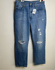 Levi’s Premium 100% Cotton 501 Distressed Straight Leg