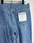 Good American 100% Cotton Good Standard Baggy Straight Leg Slouchy Jean