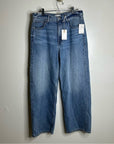 Good American 100% Cotton Good Standard Baggy Straight Leg Slouchy Jean