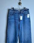 Good American 100% Cotton Good Standard Baggy Straight Leg Slouchy Jean