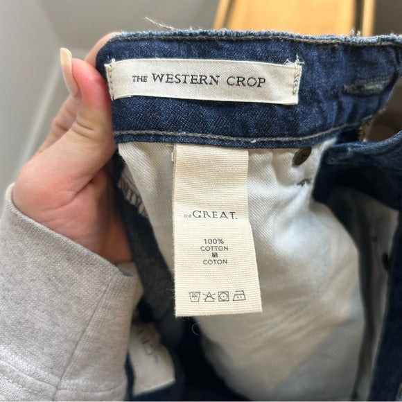 The GREAT. 100% Cotton Western Crop Jean