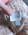 Cleobella 100% Cotton High Waist Netural Paperbag Short
