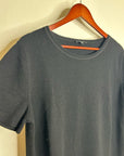 Lafayette 148 100% Cashmere Black Short Sleeve Knit Top Beaded Neckline