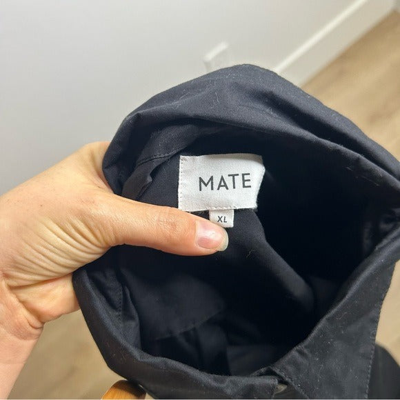 MATE The Label 100% Organic Cotton Poplin Button Down Shirt