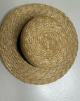 Lack of Color 100% Straw Hat Black Ribbon