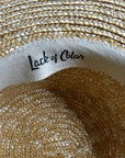 Lack of Color 100% Straw Hat Black Ribbon