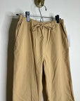 Nation LA 100% Pima Cotton Poplin Lucia Tie Waist Wide Leg Pant in Toffee
