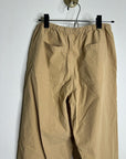 Nation LA 100% Pima Cotton Poplin Lucia Tie Waist Wide Leg Pant in Toffee
