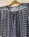 L’ Agence 100% Silk Oversized Drapey Tunic Top