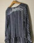 L’ Agence 100% Silk Oversized Drapey Tunic Top