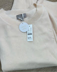 J. Crew 100% Cashmere Relaxed Fit Sweater Vest in Heather Muslin