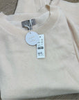 J. Crew 100% Cashmere Relaxed Fit Sweater Vest in Heather Muslin