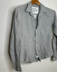 Frank & Eileen 100% Cotton Barry Polka Dot Gray Button Down