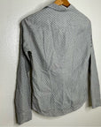Frank & Eileen 100% Cotton Barry Polka Dot Gray Button Down
