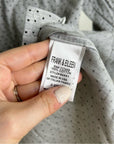 Frank & Eileen 100% Cotton Barry Polka Dot Gray Button Down