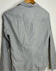 Frank & Eileen 100% Cotton Barry Polka Dot Gray Button Down