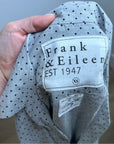 Frank & Eileen 100% Cotton Barry Polka Dot Gray Button Down