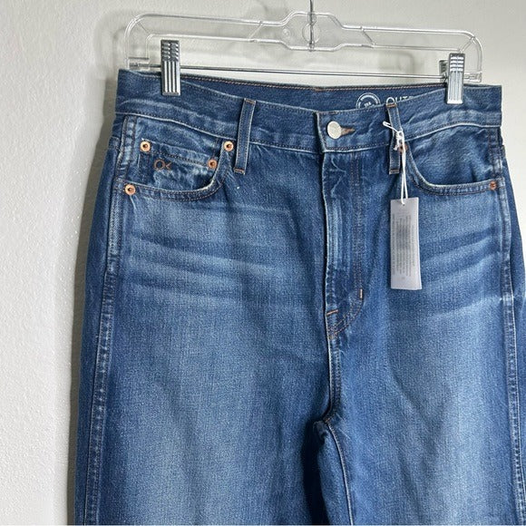 Outerknown 100% Organic Cotton The Brook Wide Leg Sea Jean