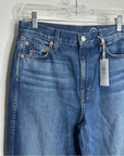 Outerknown 100% Organic Cotton The Brook Wide Leg Sea Jean
