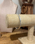 925 Sterling Silver Hinged Bangle Bracelet