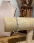 925 Sterling Silver Hinged Bangle Bracelet