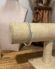 925 Sterling Silver Hinged Bangle Bracelet