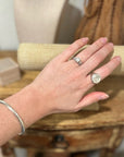 925 Sterling Silver Hinged Bangle Bracelet
