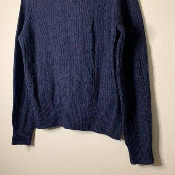 Zadig &amp;amp; Voltaire Zadig &amp;amp; Voltaire 100% Cashmere Lili Destroy Cable Knit Pullover Sweater - Cashmere