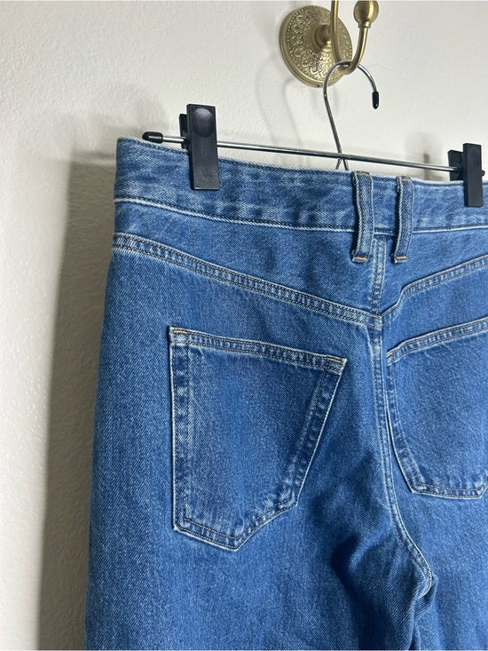 J. Crew 100% Regnerative Cotton Barrel Leg Jean in Elaine Wash