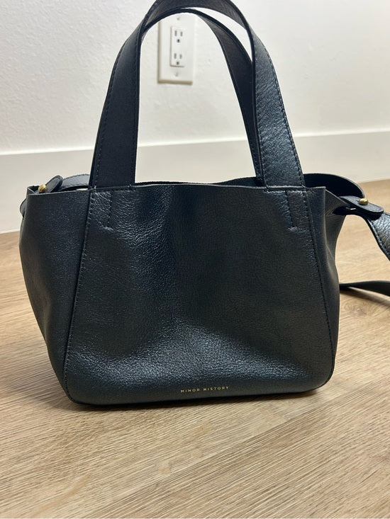 Minor History 100% Cow Leather Pebbled Leather Little Times Tote Bag Crossbody