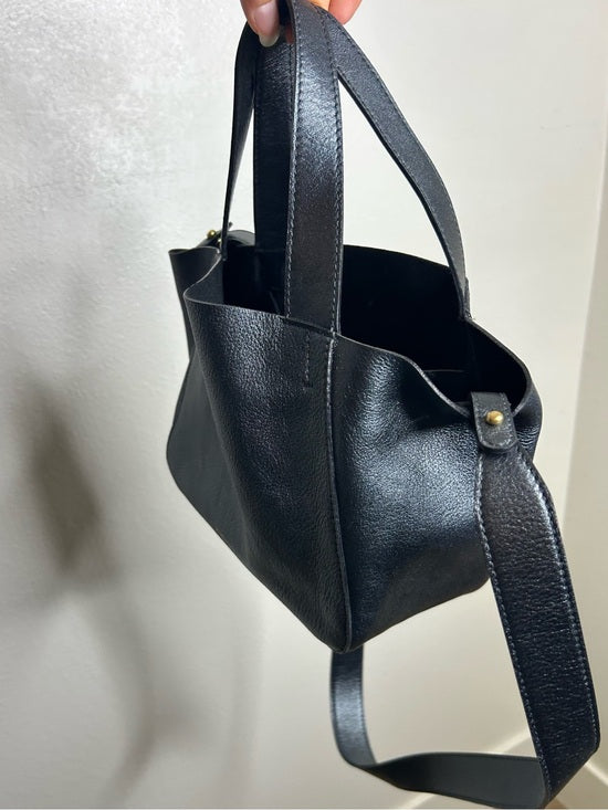 Minor History 100% Cow Leather Pebbled Leather Little Times Tote Bag Crossbody