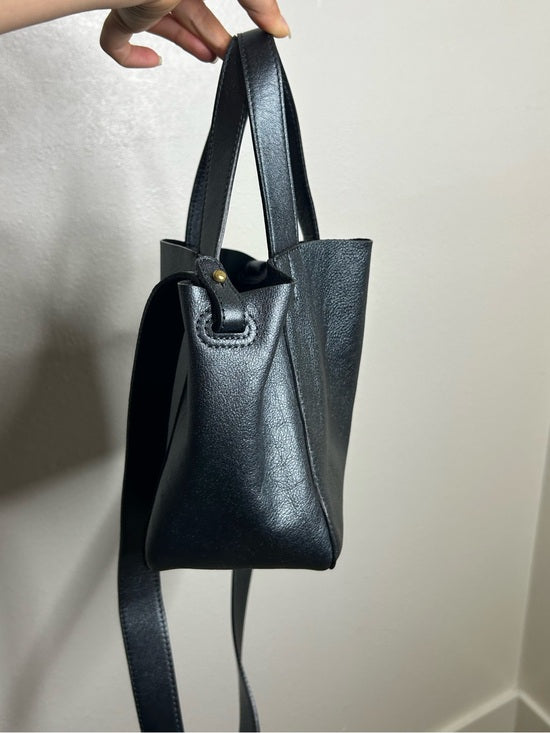 Minor History 100% Cow Leather Pebbled Leather Little Times Tote Bag Crossbody