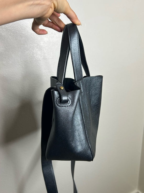 Minor History 100% Cow Leather Pebbled Leather Little Times Tote Bag Crossbody