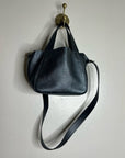 Minor History 100% Cow Leather Pebbled Leather Little Times Tote Bag Crossbody