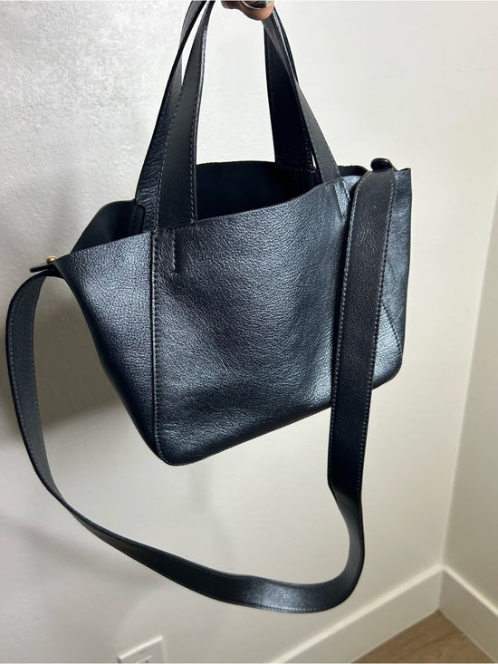 Minor History 100% Cow Leather Pebbled Leather Little Times Tote Bag Crossbody