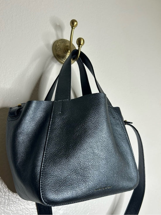 Minor History 100% Cow Leather Pebbled Leather Little Times Tote Bag Crossbody