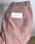 AG Cotton Linen The Noten Carpenter High Rise Straight Leg Ankle Pant