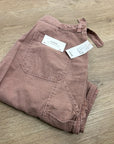 AG Cotton Linen The Noten Carpenter High Rise Straight Leg Ankle Pant