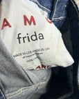 AMO 100% Cotton Frida High Rise Flare Leg Jean in Splendor Dark Denim