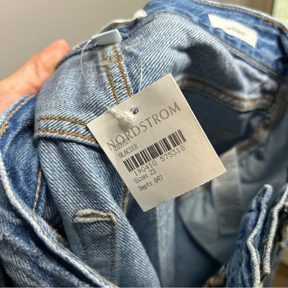 NWT Frame Denim 100% Cotton Le Original Straight Leg Distressed Jean