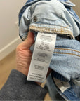 NWT Frame Denim 100% Cotton Le Original Straight Leg Distressed Jean