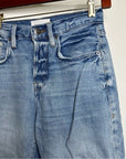 NWT Frame Denim 100% Cotton Le Original Straight Leg Distressed Jean